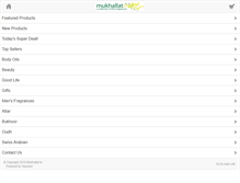 Tablet Screenshot of mukhallat.com